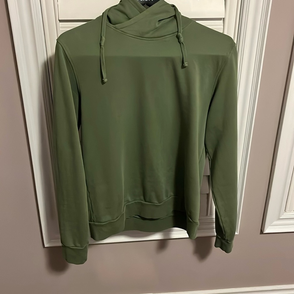 Men’s A Trip In A Bag Hoodie Green Insulated Hood Size Medium